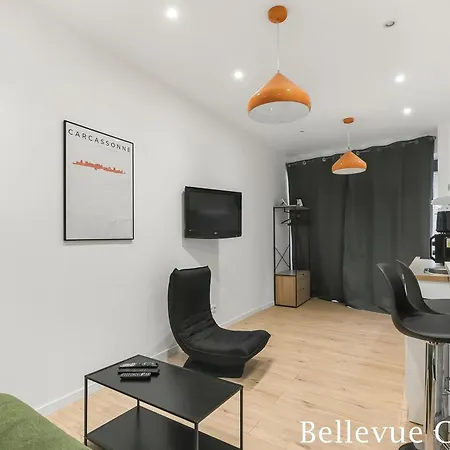 別荘 Les Bellevue Cite Trivalle, Cite 500M, Free Private Car Park On Demand, Free Public Car Park 200M, Aircon, Wifi, Cite View Terrace カルカソンヌ